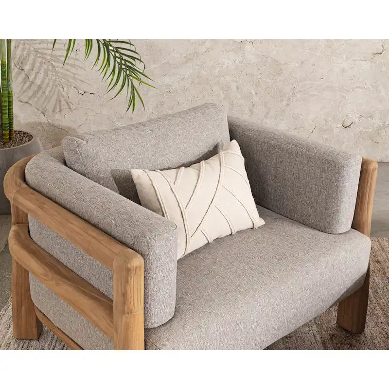 Chaise d'appoint d'extérieur en teck Aston Classic Home