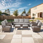 Fauteuils pivotants et coulissants pour canapé, et table basse - Marron