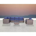 Ensemble de sièges sectionnels LSI 7 pièces avec coussins Sunbrella