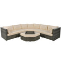 Ensemble de mobilier de jardin 6 pièces pour 6 personnes