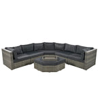 Ensemble de mobilier de jardin 6 pièces pour 6 personnes