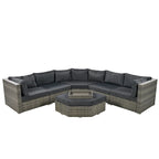 Ensemble de mobilier de jardin 6 pièces pour 6 personnes