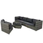 Ensemble de mobilier de jardin 6 pièces pour 6 personnes