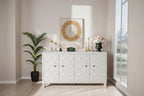 Accent Cabinet 4 Door Wooden Cabinet Sideboard Buffet Server Cabinet
