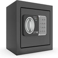 Coffre-fort électronique en acier noir/vert/bleu/rose avec clavier, clés d'urgence et boulons de fixation