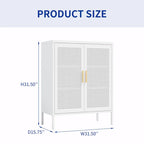 Armoire de rangement verrouillable 2 portes en acier laminé à froid noir/blanc avec 2 étagères réglables