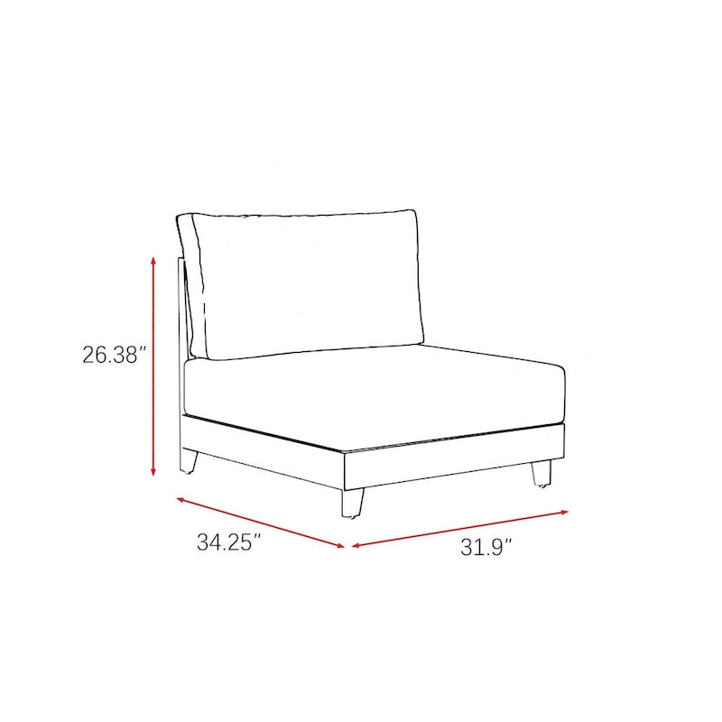 Ensemble de sièges multi-chaises Galway 6 pièces