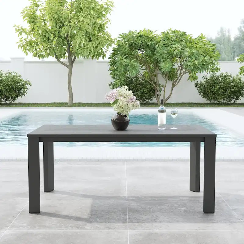 Table de salle à manger rectangulaire Grayton - 38 x 29 x 68