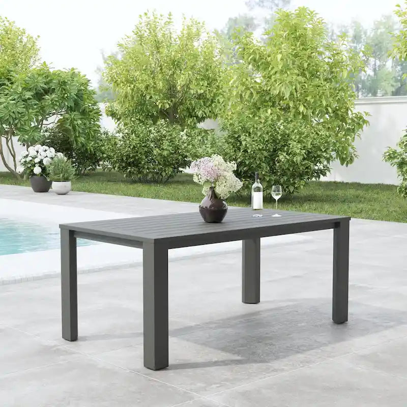 Table de salle à manger rectangulaire Grayton - 38 x 29 x 68