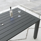 Table de salle à manger rectangulaire Grayton - 38 x 29 x 68