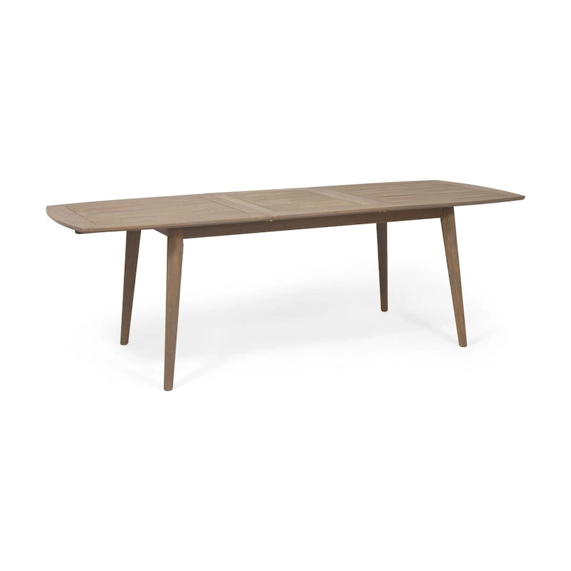 Ensemble de salle à manger d'extérieur 7 pièces Hares Farmhouse en bois d'acacia avec coussins par Christopher Knight Home