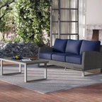 Ensemble de 2 meubles de patio Nouvelle classique Fidji : canapé et table basse