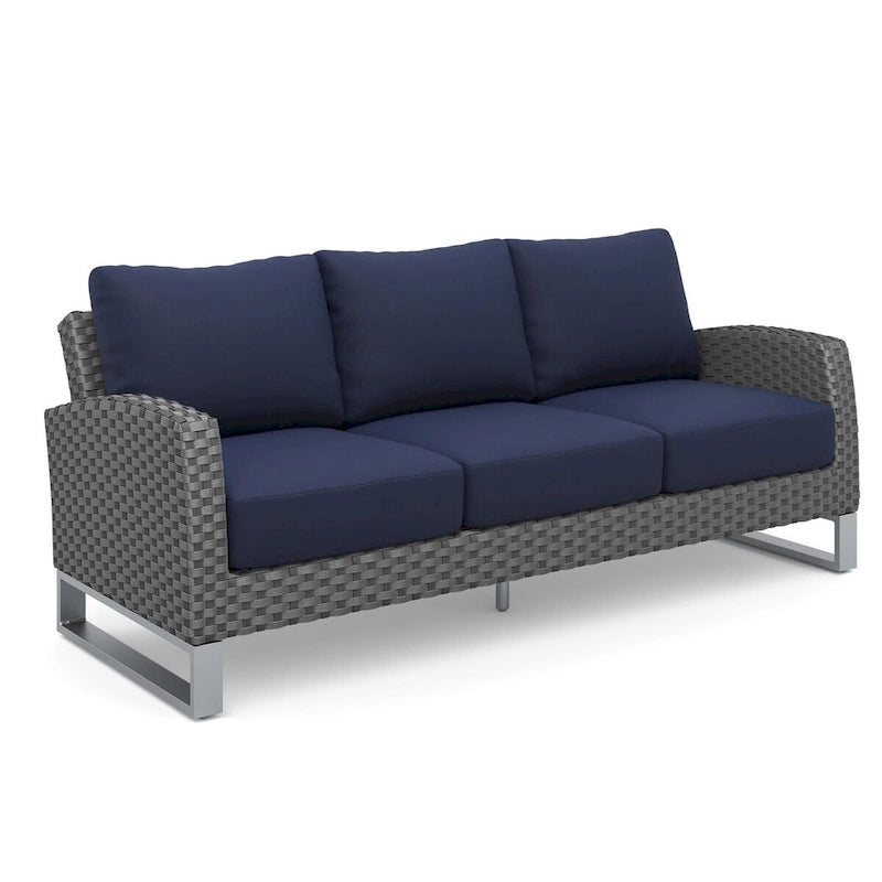 Ensemble de 2 meubles de patio Nouvelle classique Fidji : canapé et table basse