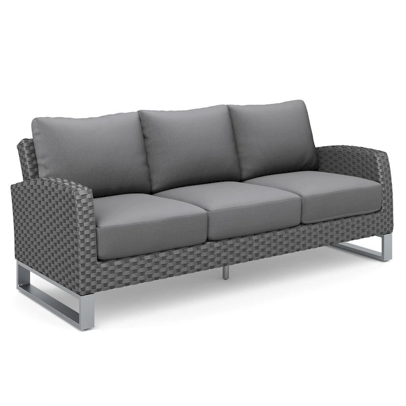 Ensemble de 2 meubles de patio Nouvelle classique Fidji : canapé et table basse