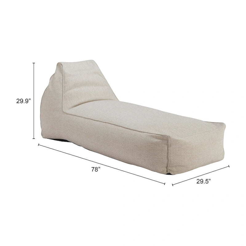 Fauteuil lounge Kalm beige