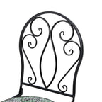Ensemble bistrot pliant en métal Glitzhome pour extérieur, 3 pièces, table et chaises de patio