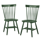 Chaises de salle à manger à barreaux en bois massif Venice Simple Living (Lot de 2)