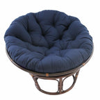 Fauteuil Papasan en rotin Bali 42 po avec coussin en sergé
