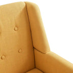 Lot de 2 fauteuils d'appoint modernes capitonnés HUIMO
