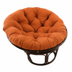 Fauteuil Papasan en rotin Bali 42 po avec coussin en sergé