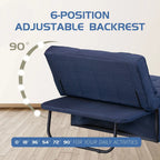 Canapé convertible Lit d'appoint Fauteuil-lit Canapé pliant Pouf Fauteuils inclinables pour le salon