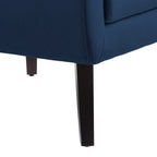 Lot de 2 fauteuils de salon en velours avec accoudoirs