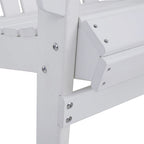 Chaise Adirondack pliante d'extérieur avec porte-gobelet