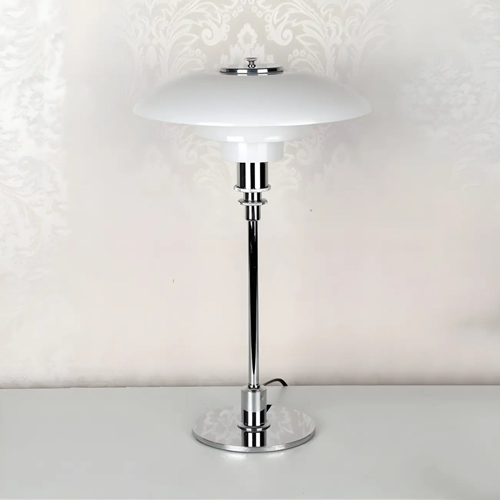 Lampe de table à LED à niveaux post-moderne HomeyFad avec alimentation intégrée