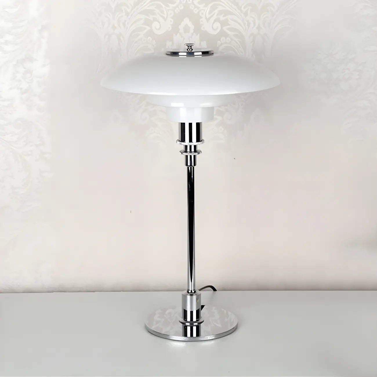 Lampe de table à LED à niveaux post-moderne HomeyFad avec alimentation intégrée