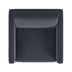 Fauteuil club moderne HomePop rembourré avec cadre en métal