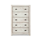 Commode 5 tiroirs en bois massif Montauk Grain Wood Furniture
